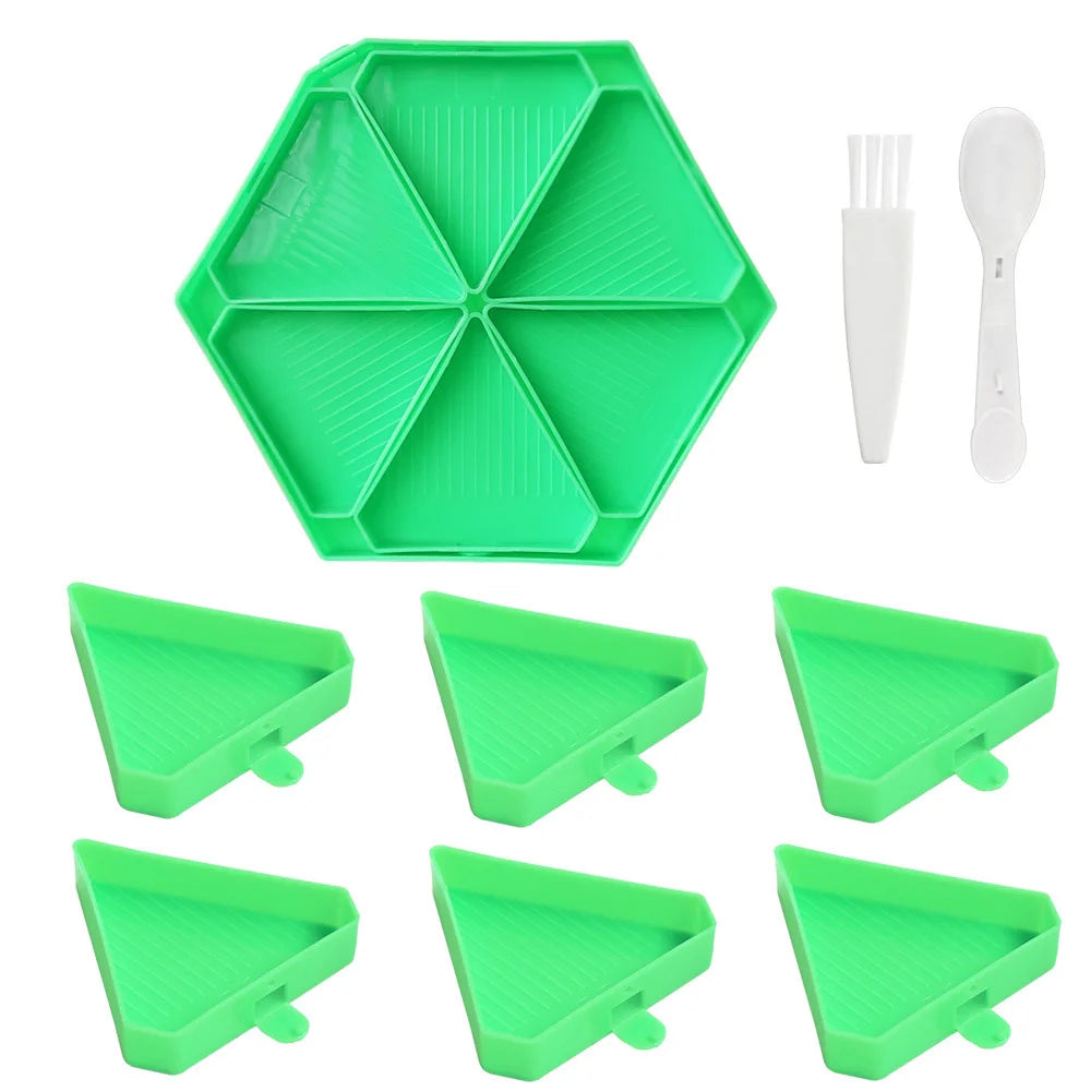 Removable Diamond Painting Storage Containers with 6 Slots - Smarsty