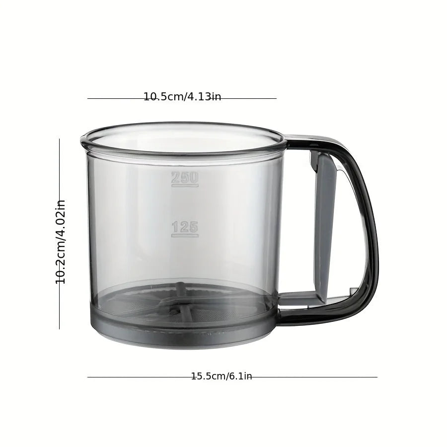 Semi-Automatic Flour Sifter With Hand Press Design - Smarsty