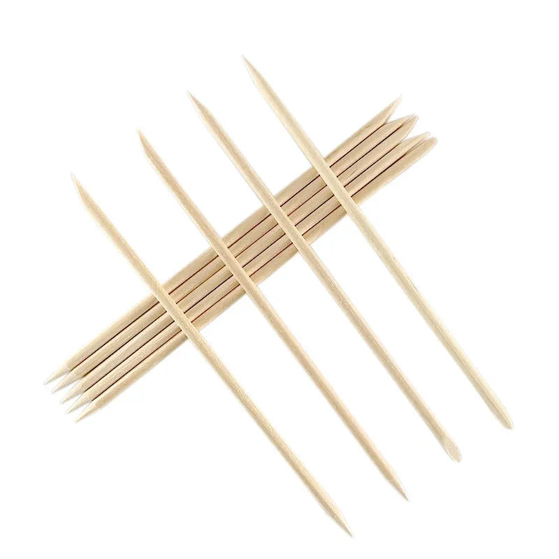 Wood Cuticle Pusher Sticks for Gel Polish Removal - Smarsty