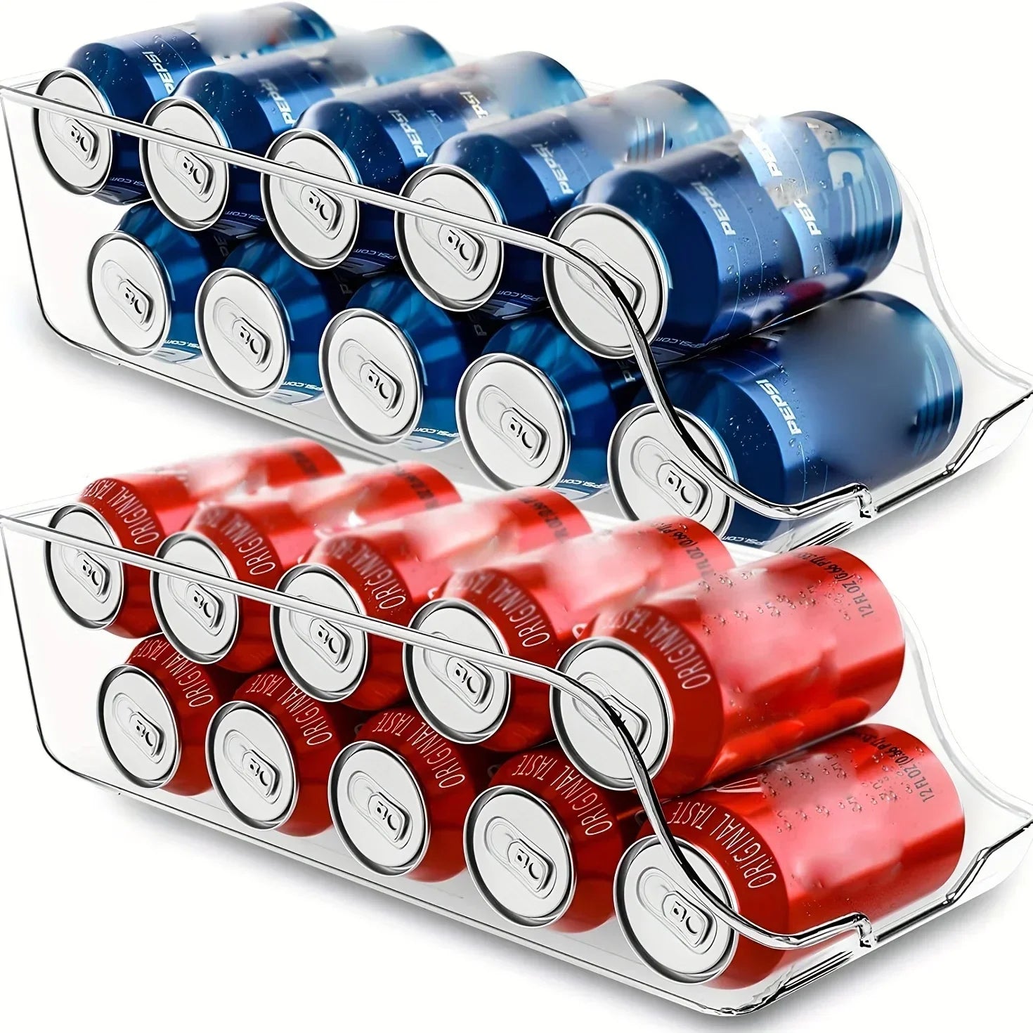 1 Piece Kitchen Storage Cans Soda Storage Cans Refrigerator Freezer Storage Dispensers Container Kitchen Accessories Organizer