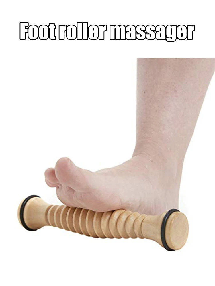 Wooden Foot Roller Massager for Stress Relief - Smarsty