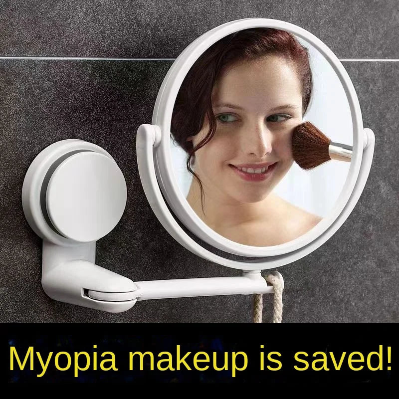HD 360 Degree Rotating Vanity Mirror With Magnification - Smarsty