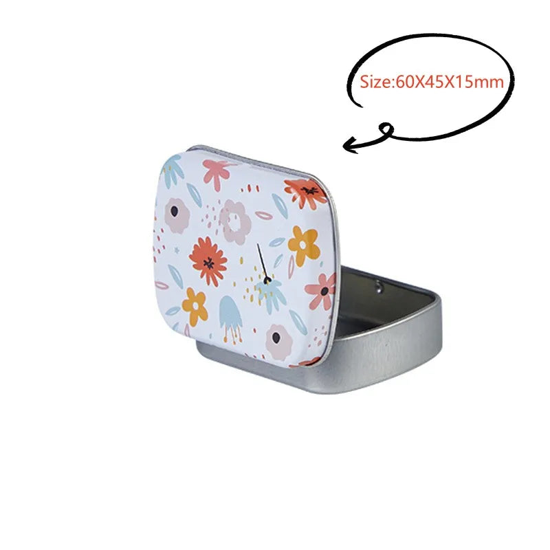 Small Metal Storage Box for Jewelry and Coins - Smarsty