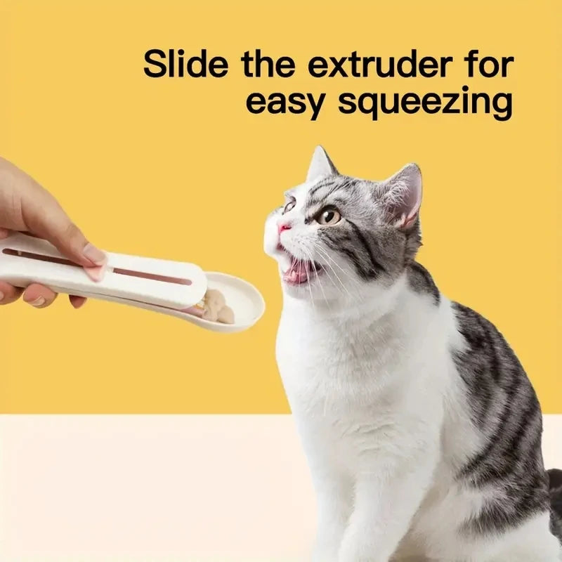 Cat Treat Dispenser Spoon for Easy Feeding - Smarsty