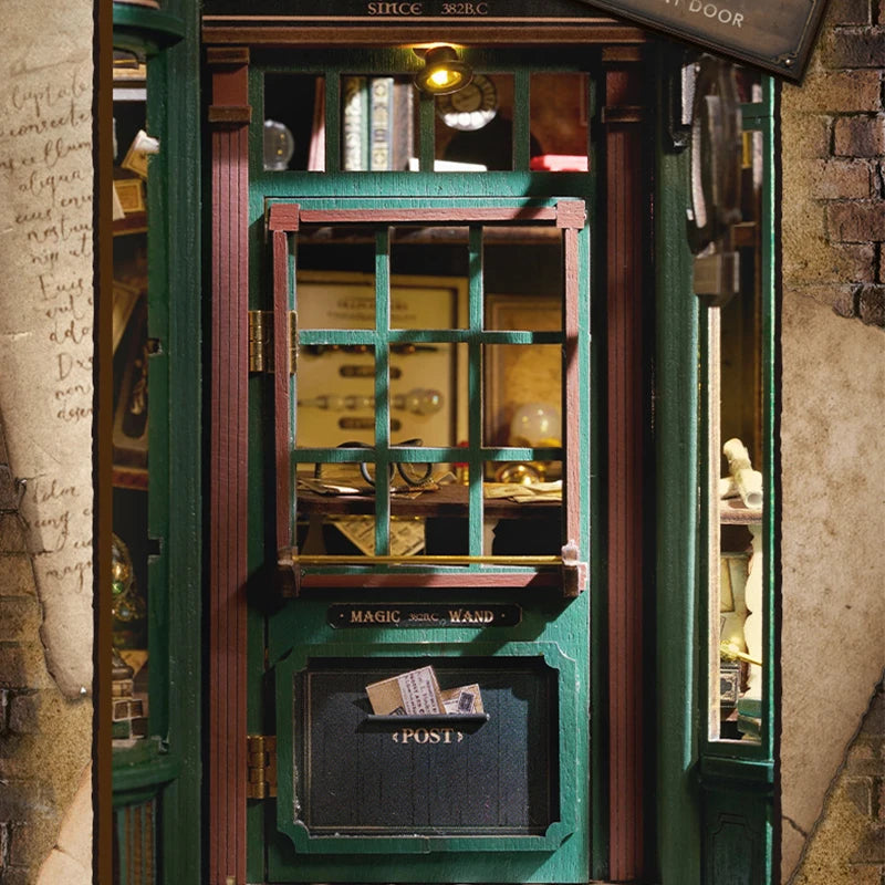 Magical Doll House Wooden Miniature DIY Assembly Building Model Kit Production of Small Room Toys Decorations with Furniture by Smarsty