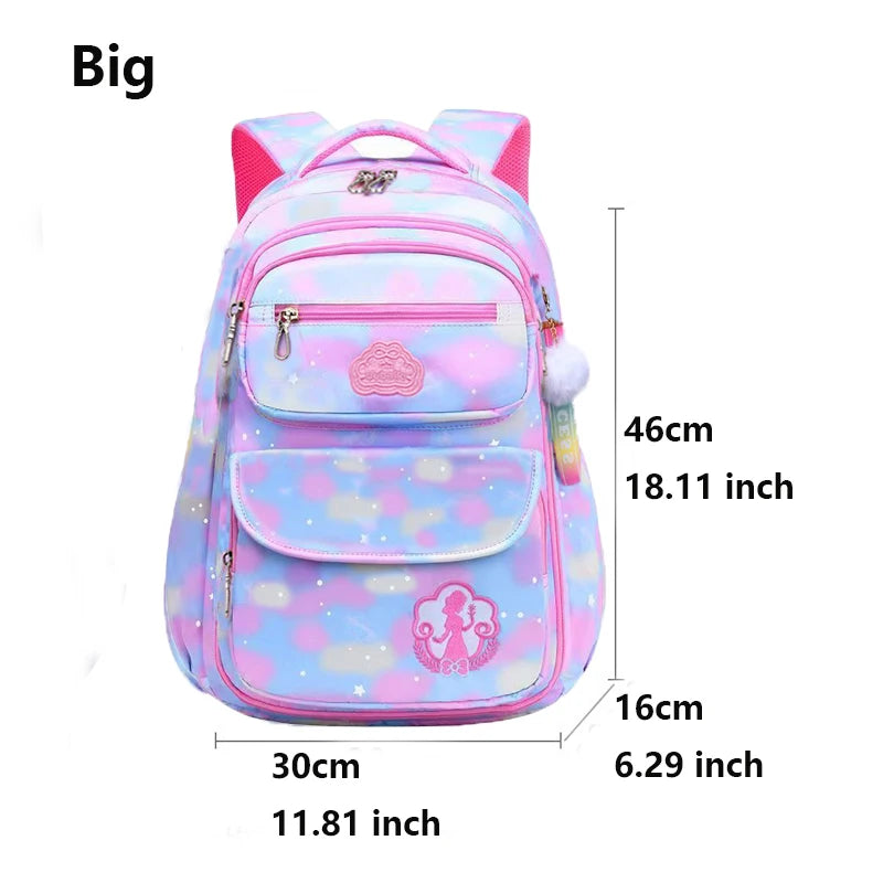 Pink Kids Backpack Waterproof Kawaii School Bag For Girls - Smarsty