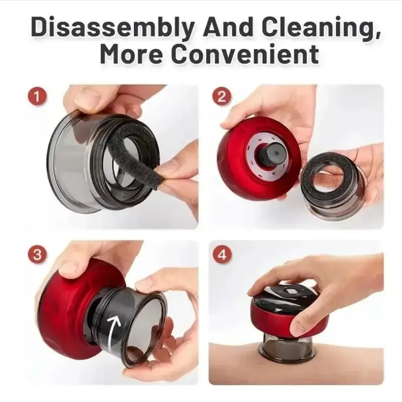 Electric Vacuum Cupping Massage Device for Pain Relief - Smarsty