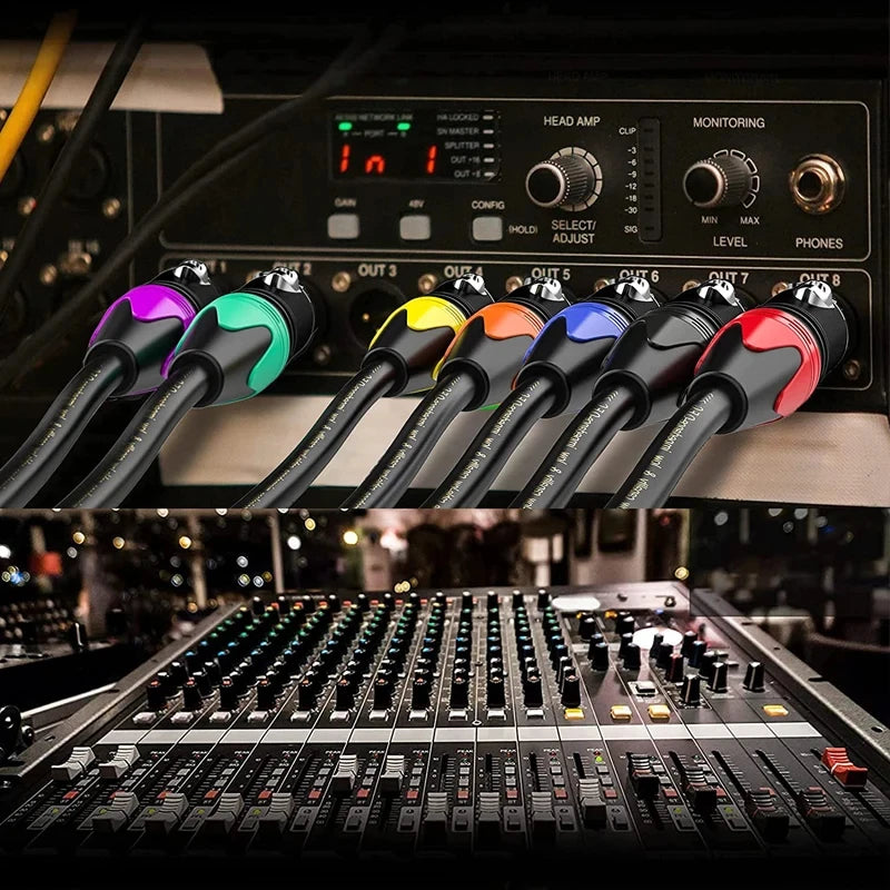 XLR Male to Female Cable for Professional Audio Extension - Smarsty