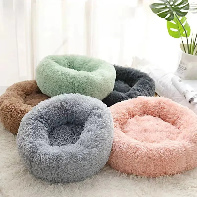 Comfortable Plush Pet Bed for Cats and Dogs - Smarsty