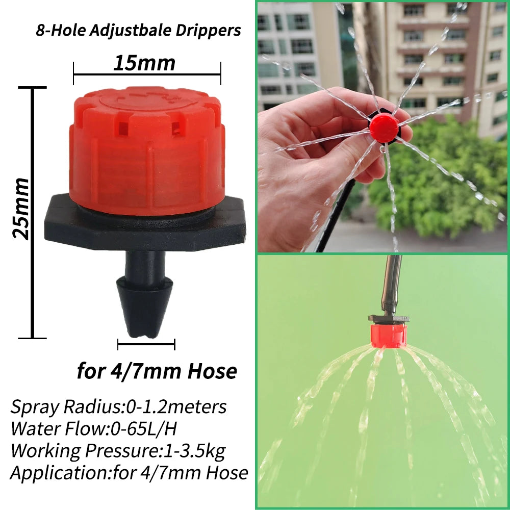 Adjustable Micro Nozzles for Efficient Vegetable Irrigation - Smarsty