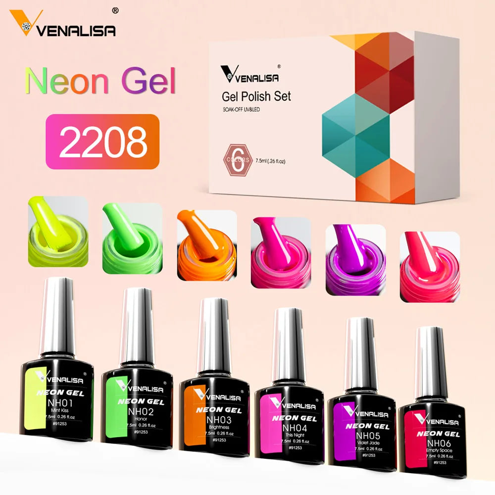 Venalisa HEMA Free Jelly Pink Nail Gel Kit - Smarsty
