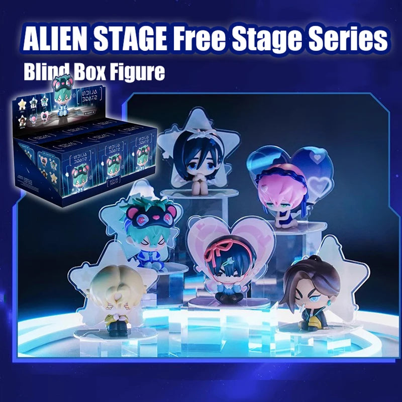 6PCS Blind Box Alien Stage Free Stage Series TILL Two-dimensional Animation Peripherals Collection Model Doll Surprise Gifts Toy by Smarsty