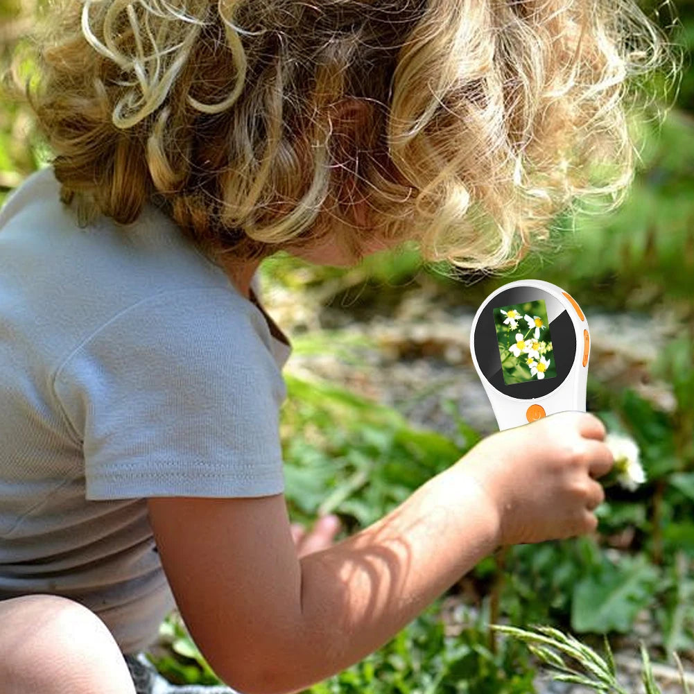 500X Digital Handheld Microscope 2 Inch IPS Screen Electronic Coin Magnifier Portable Microscope Camera for Jewelry Watch Repair