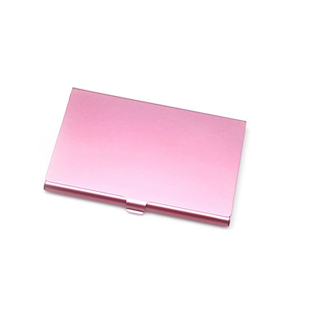 Creative Business Card Case Aluminum Alloy Bank Credit ID Card Wallet Name Card Holder Metal Box Cover Card Holder Men Wallet