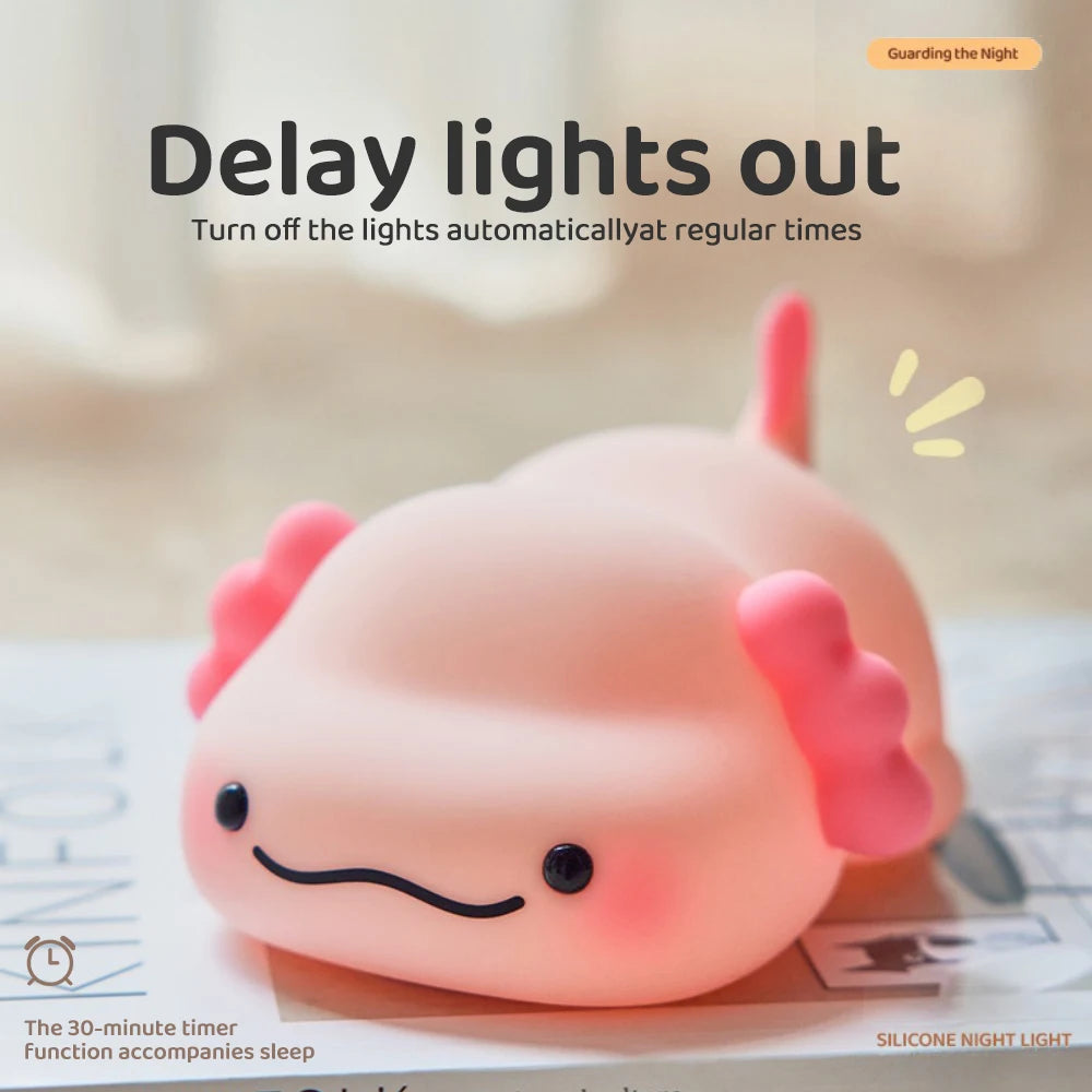 Cute Penguin Night Light Rechargeable Silicone Lamp for Kids - Smarsty
