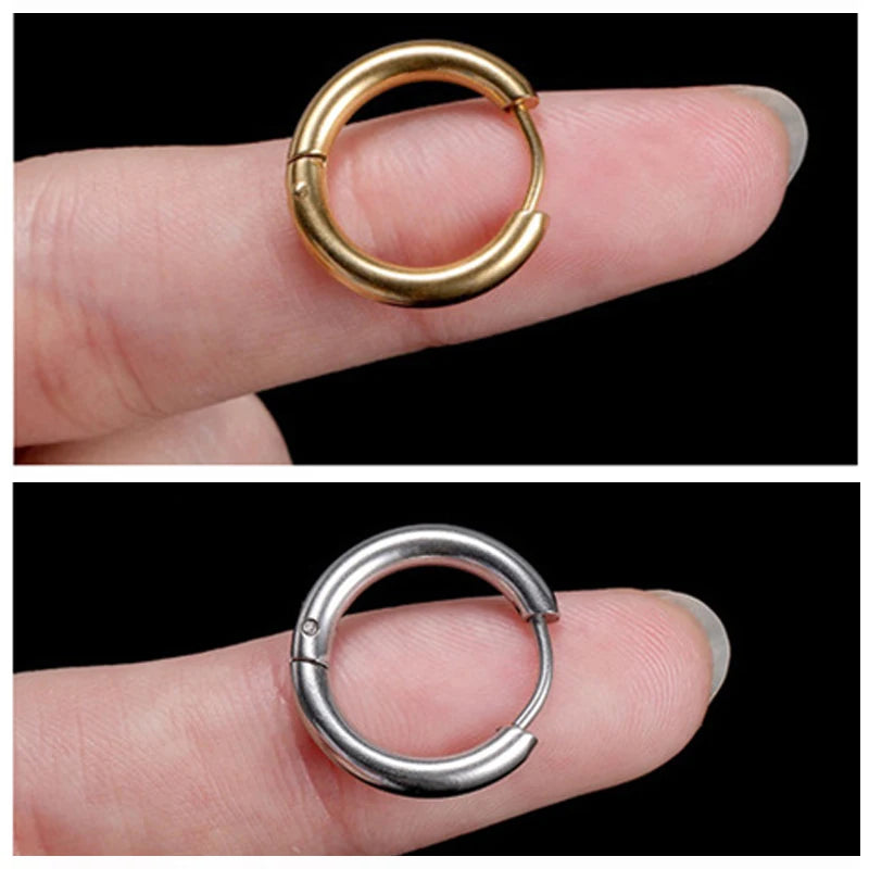 Cartilage Stud Earrings Cubic Zirconia Screw Back Lightweight - Smarsty