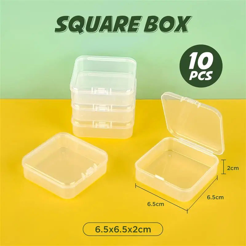 Translucent Plastic Jewelry Storage Box Set - Smarsty