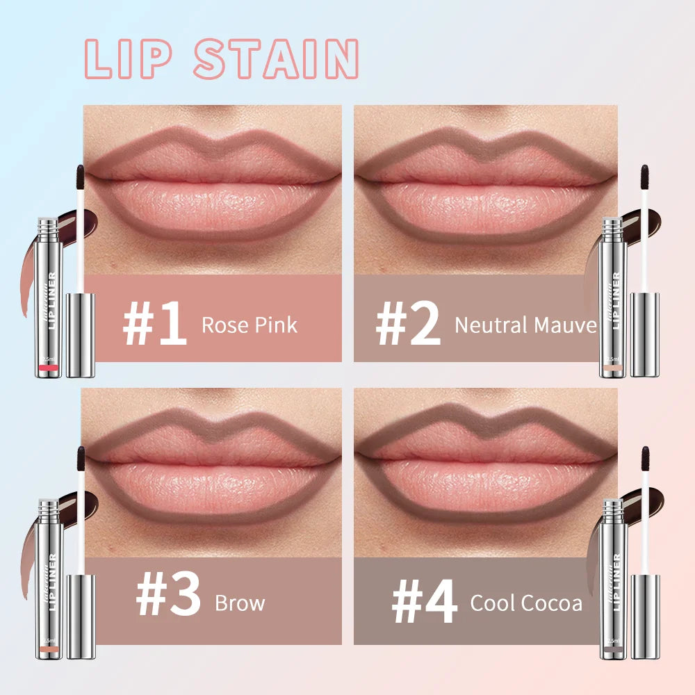 Waterproof Long Lasting Lip Liner with Hydrating Formula - Smarsty