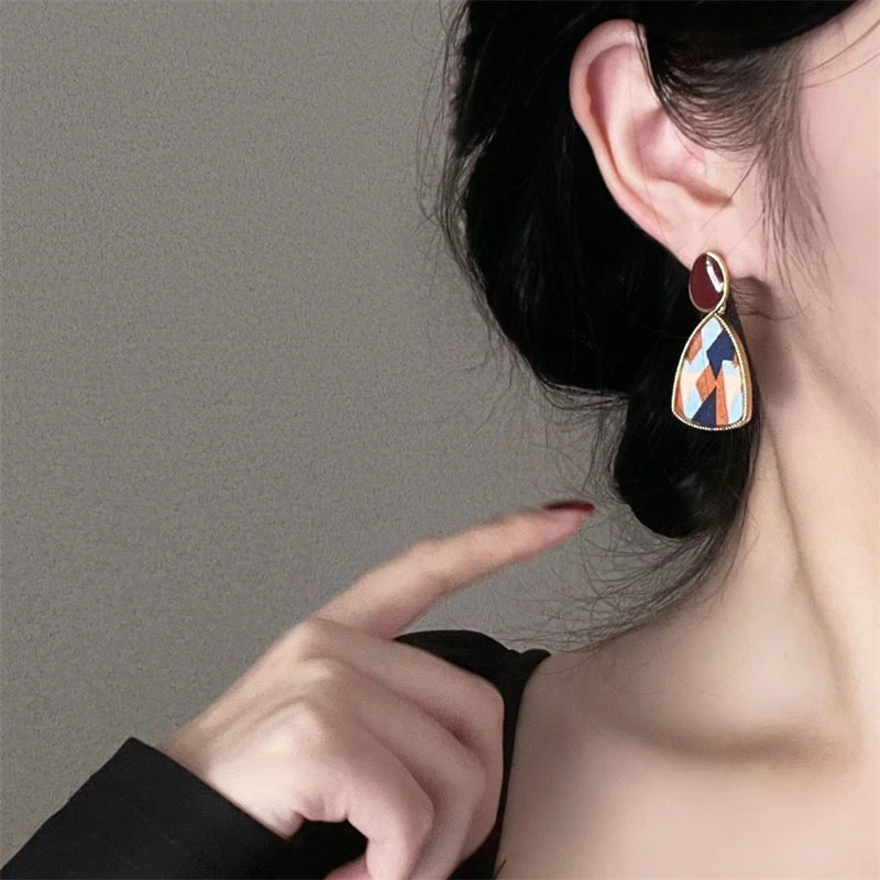 Vintage Pearl Stud Earrings For Women Elegant Retro Chic - Smarsty