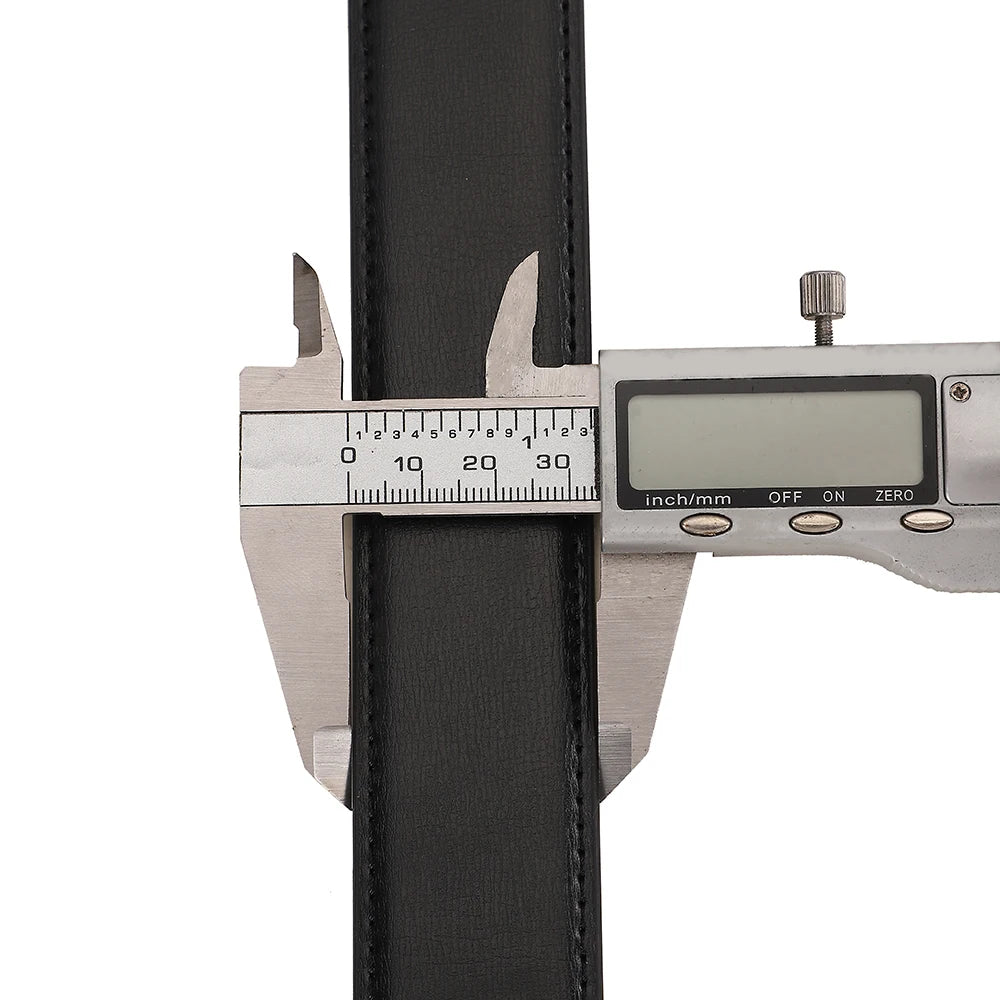 Men's Leather Cowskin Belt High Quality Fashion Waist Strap - Smarsty