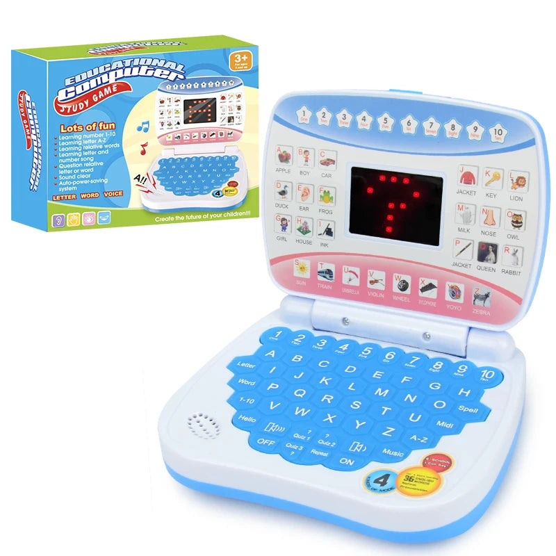 Learning Machine Laptop Computer Child Electronic Preschool Language Education Toys Gift Toddler Kid Developing Cognitive Skills - Smarsty
