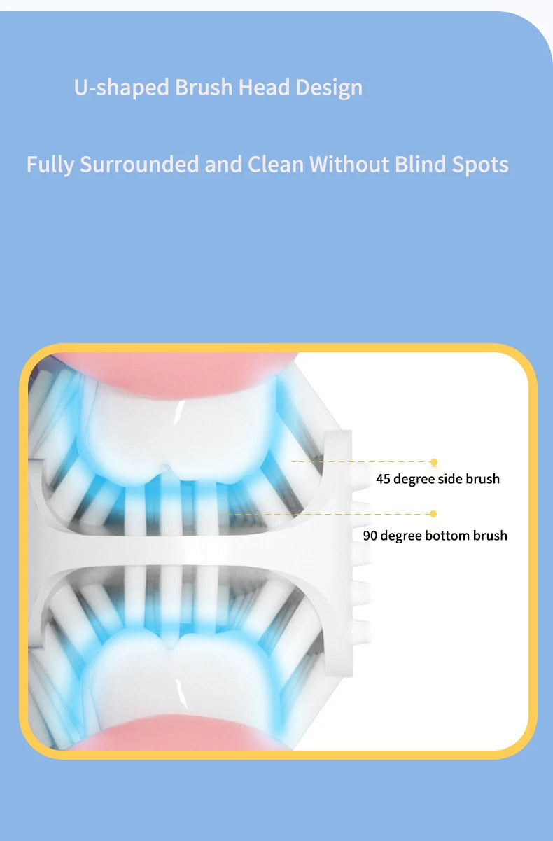 360 Degree Sonic Electric Toothbrush for Kids - Smarsty