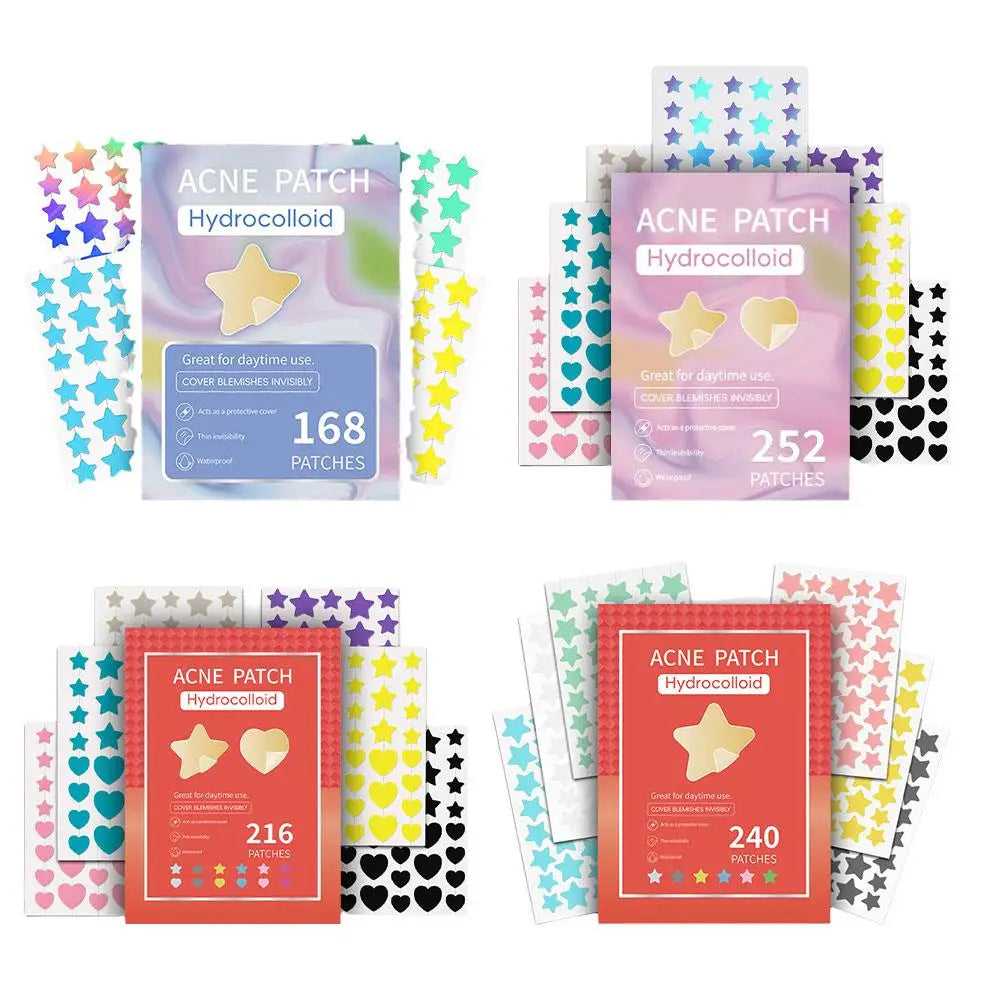 Colorful Star Acne Patches for Spot Treatment - Smarsty