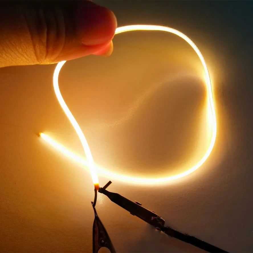 LED Same End Filament Flexible Ultra Slim 3V Spiral Bulb Filament Retro Edison Bulb Lamp Parts Diode Lighting Strip Decoration - Smarsty