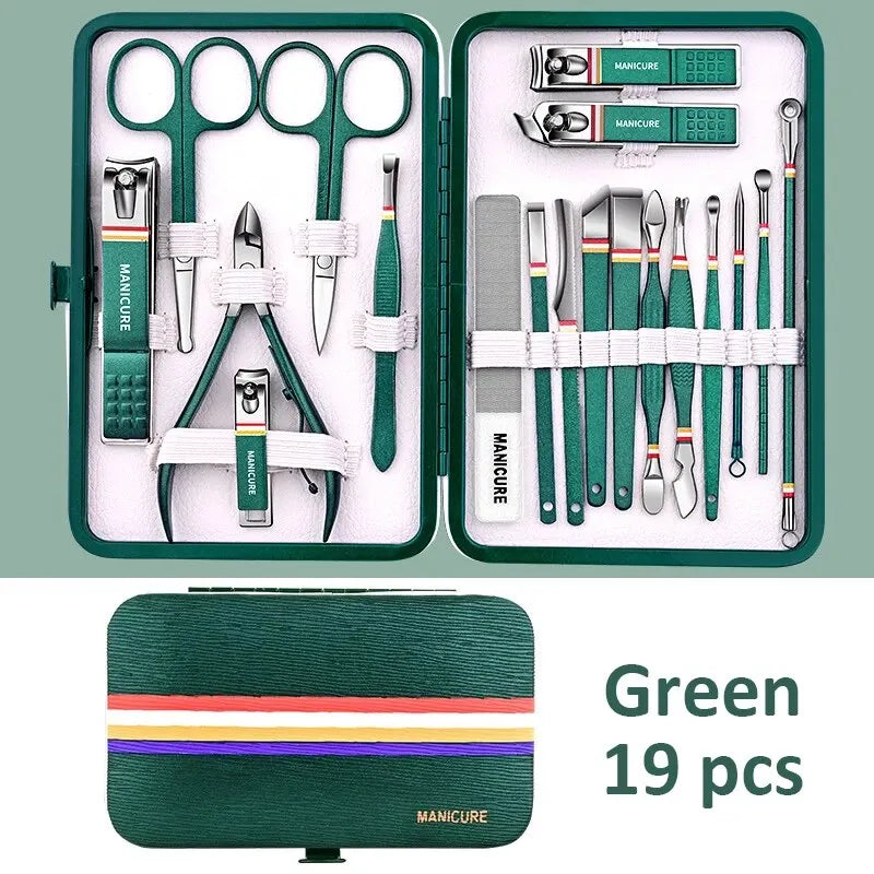 Ouriner Portable Manicure Set with Sharp Nail Clippers - Smarsty