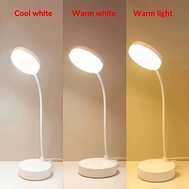 Flexible LED Desk Lamp with 3-Level Dimmer for Eye Care - Smarsty