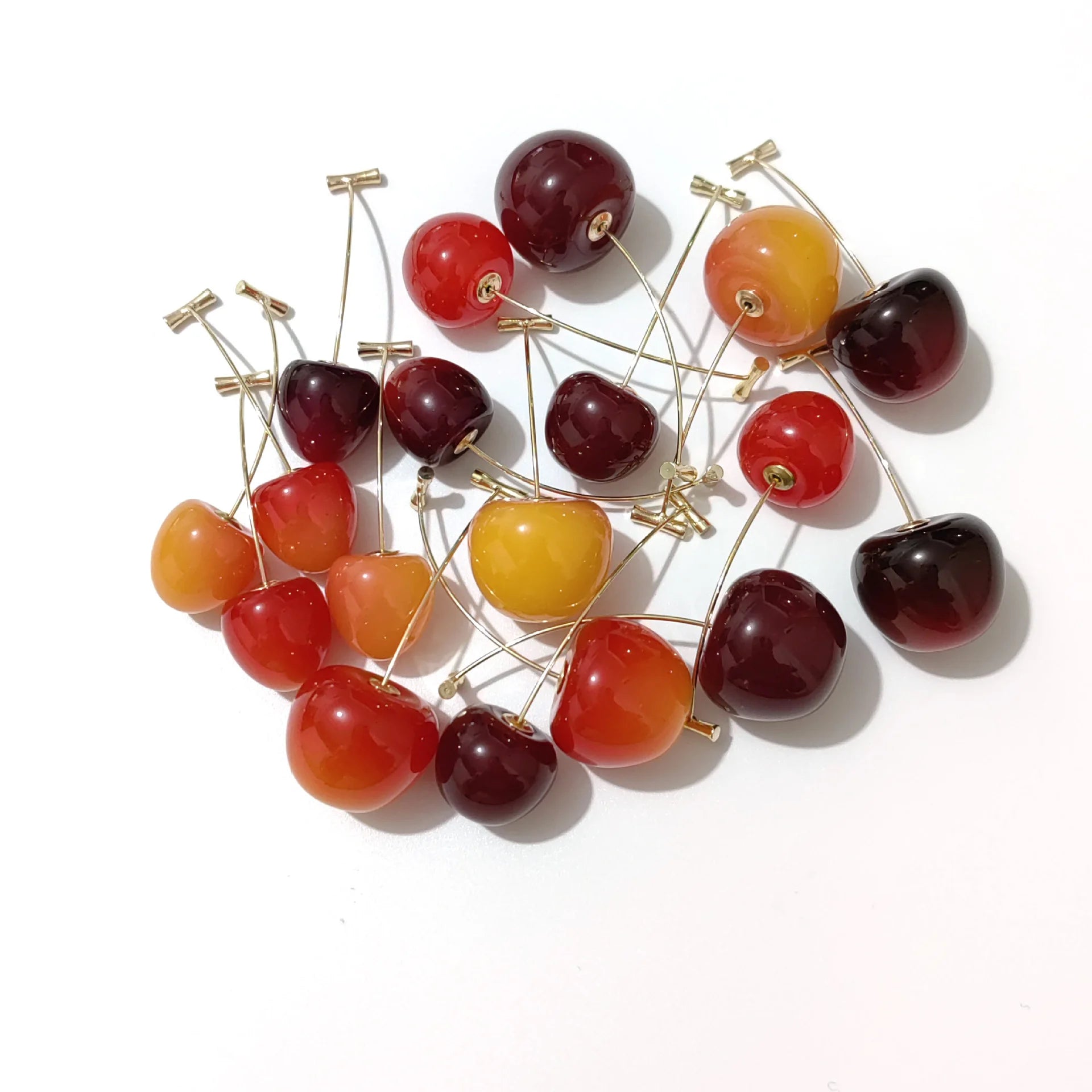 Cute Cherry Drop Earrings for Women - Trendy Summer Jewelry - Smarsty