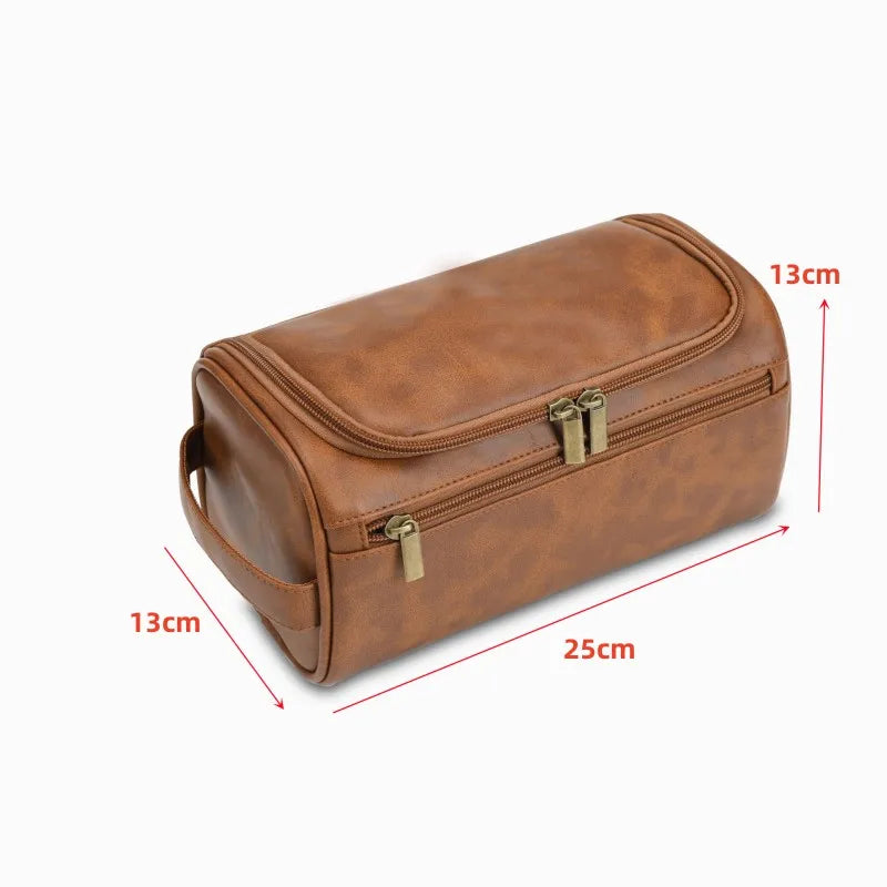 Men Luxury Toiletry Bag Travel Organizer With Hanging Hook - Smarsty