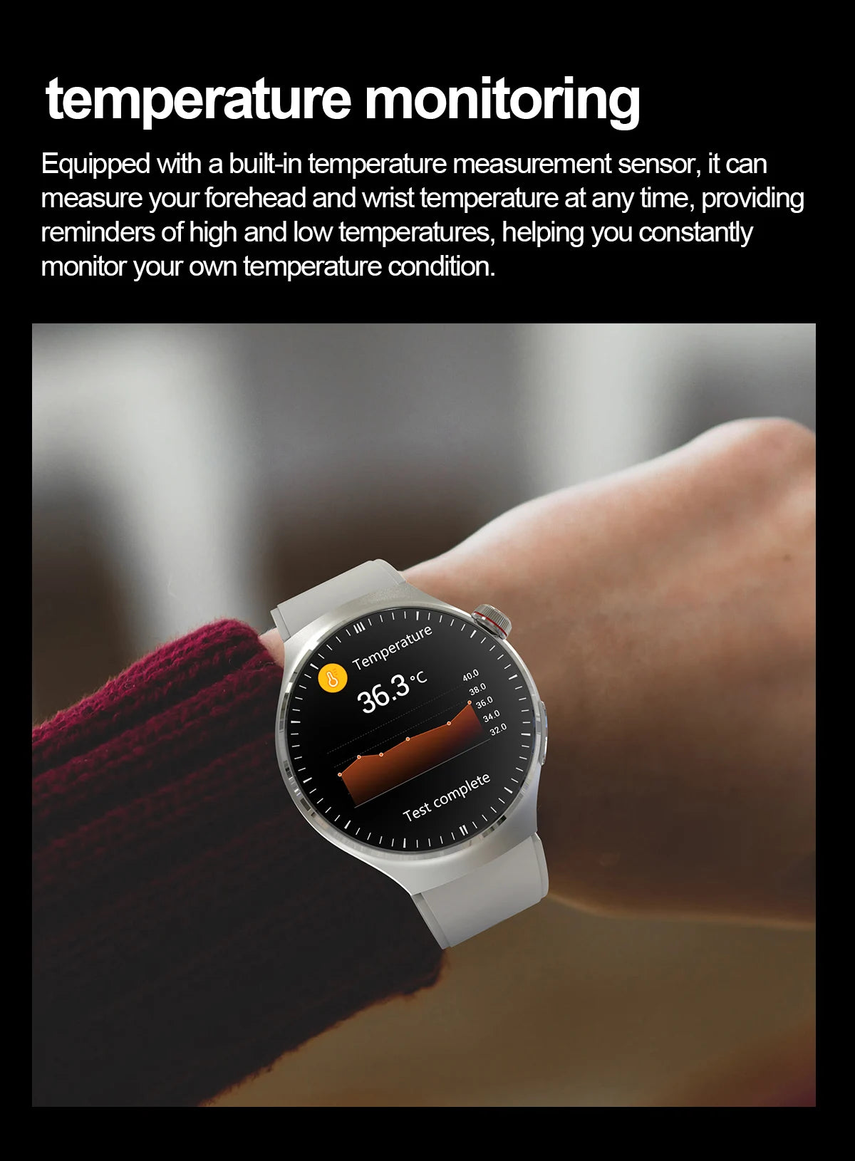 2025 Smart Health Watch with Blood Oxygen and ECG - Smarsty