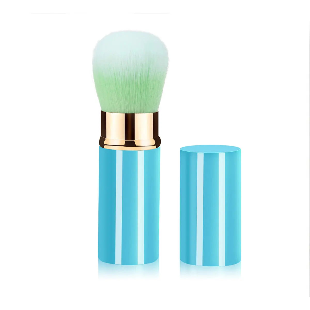 Retractable Makeup Brush with Aluminum Handle for Easy Application - Smarsty
