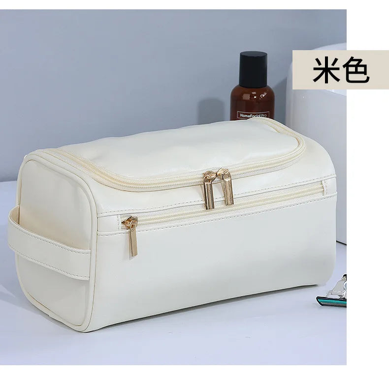 Men Luxury Toiletry Bag Travel Organizer With Hanging Hook - Smarsty