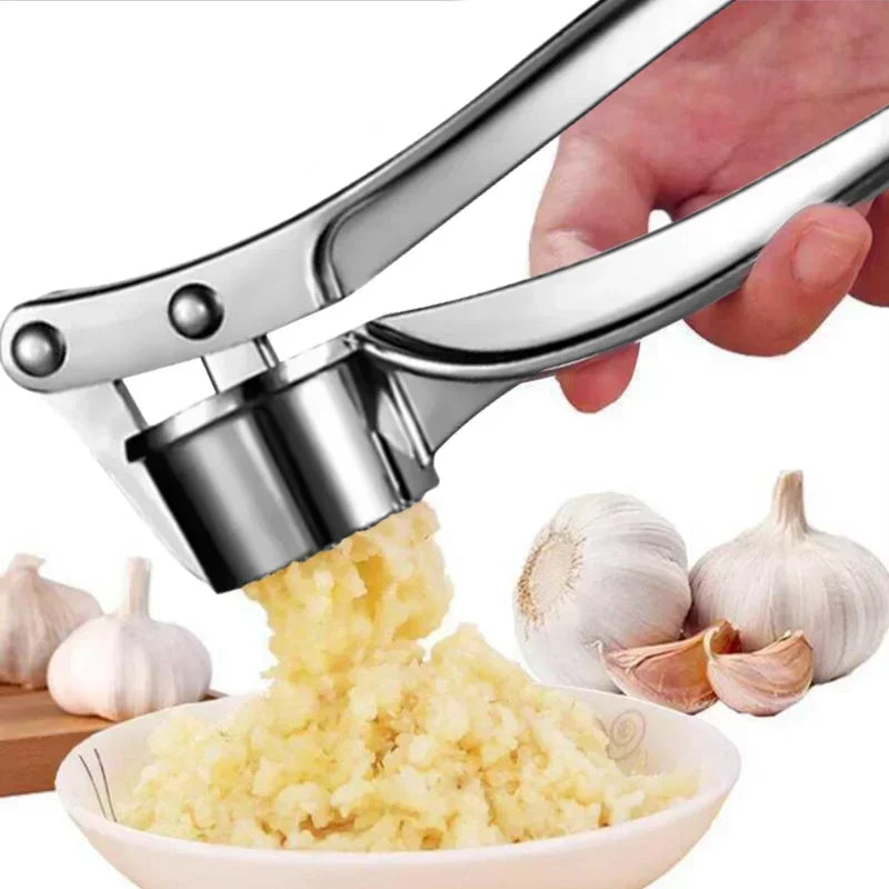 Imitating Stainless Steel Garlic Press Crusher Kitchen Cooking Vegetables Ginger Squeezer Masher Handheld Ginger Mincer Tools by Smarsty
