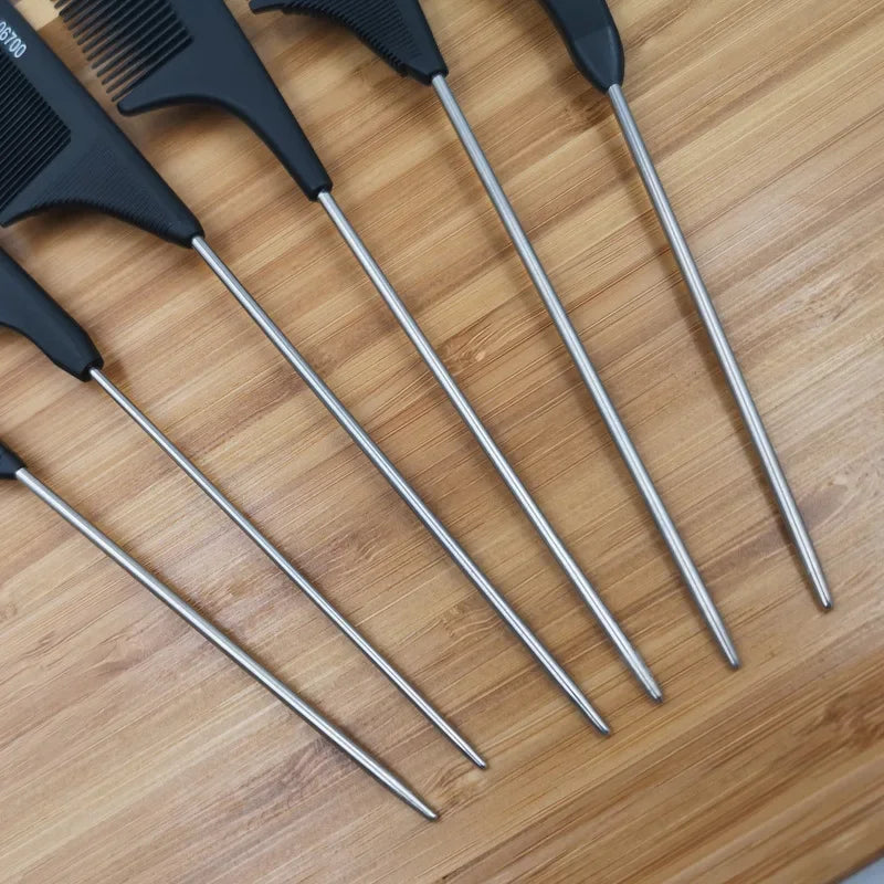 Professional Stainless Steel Hair Tail Comb for Salon Styling - Smarsty