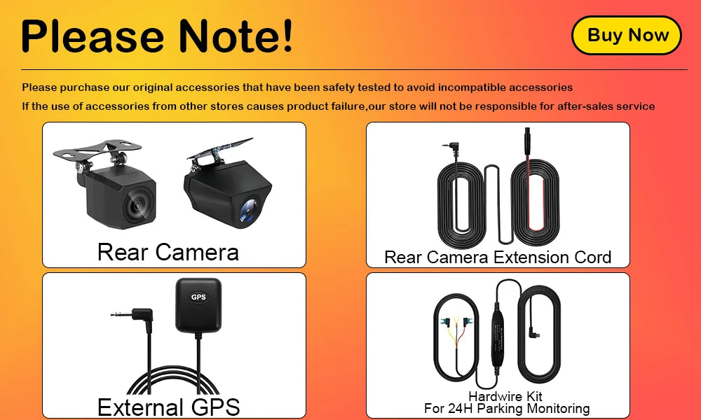 4K Dash Cam Ultra HD Car Front Night Vision Parking - Smarsty