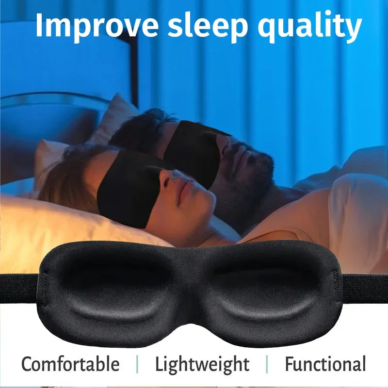 3D Contoured Eye Mask for Deep Sleep - Smarsty