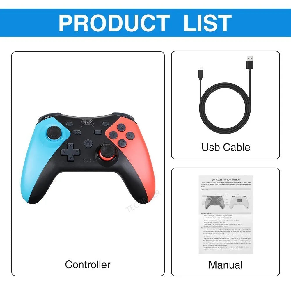 Wireless Bluetooth Controller for Nintendo Switch Pro - Smarsty