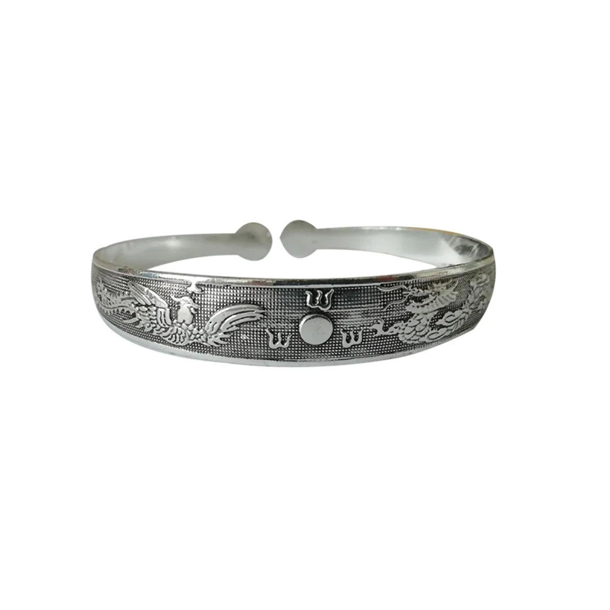 Vintage Tibetan Silver Cuff Bracelet for Unique Style - Smarsty