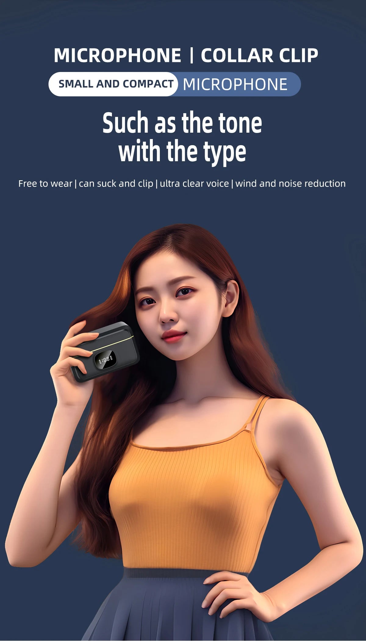 Xiaomi Wireless Lavalier Microphone for Mobile Live Recording - Smarsty