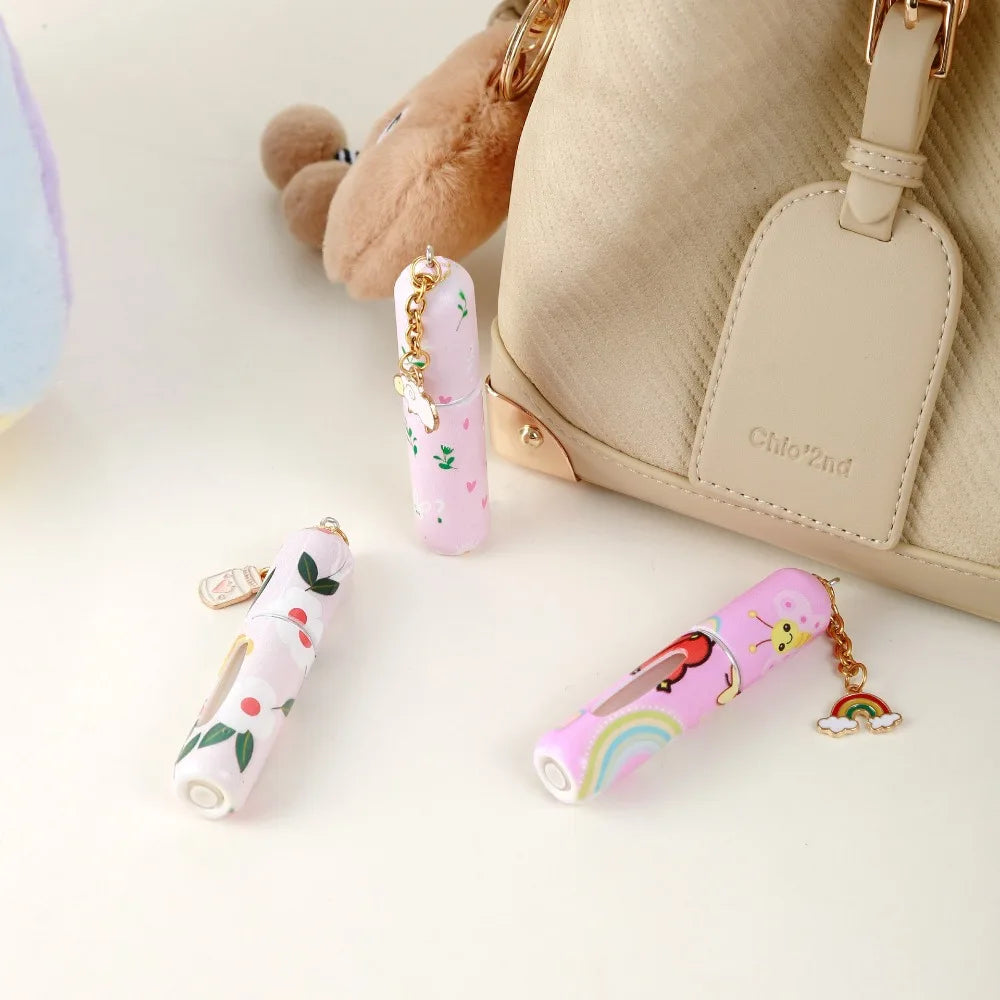 Portable 5ml Refillable Spray Bottle with Elegant Design - Smarsty