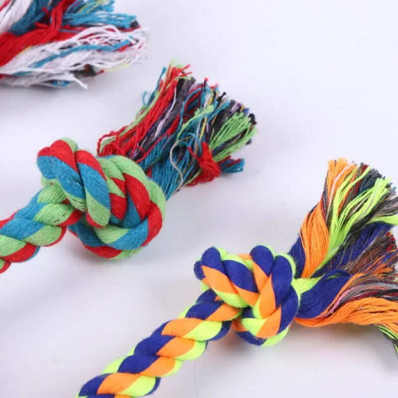 Durable Bite-Resistant Cotton Rope Dog Chew Toy - Smarsty