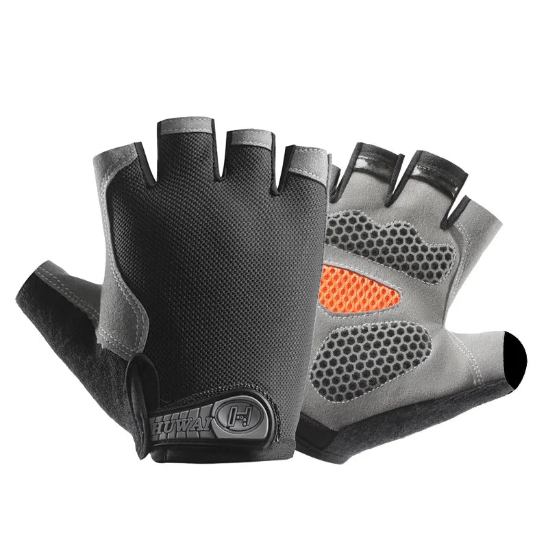 Breathable Anti Slip Half Finger Cycling Gloves for Men and Women - Smarsty