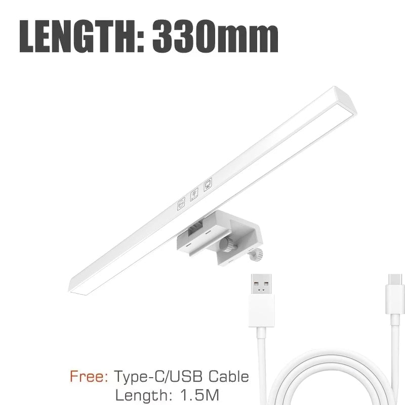 LED Computer Monitor Light Bar for Eye Protection and Dimming - Smarsty