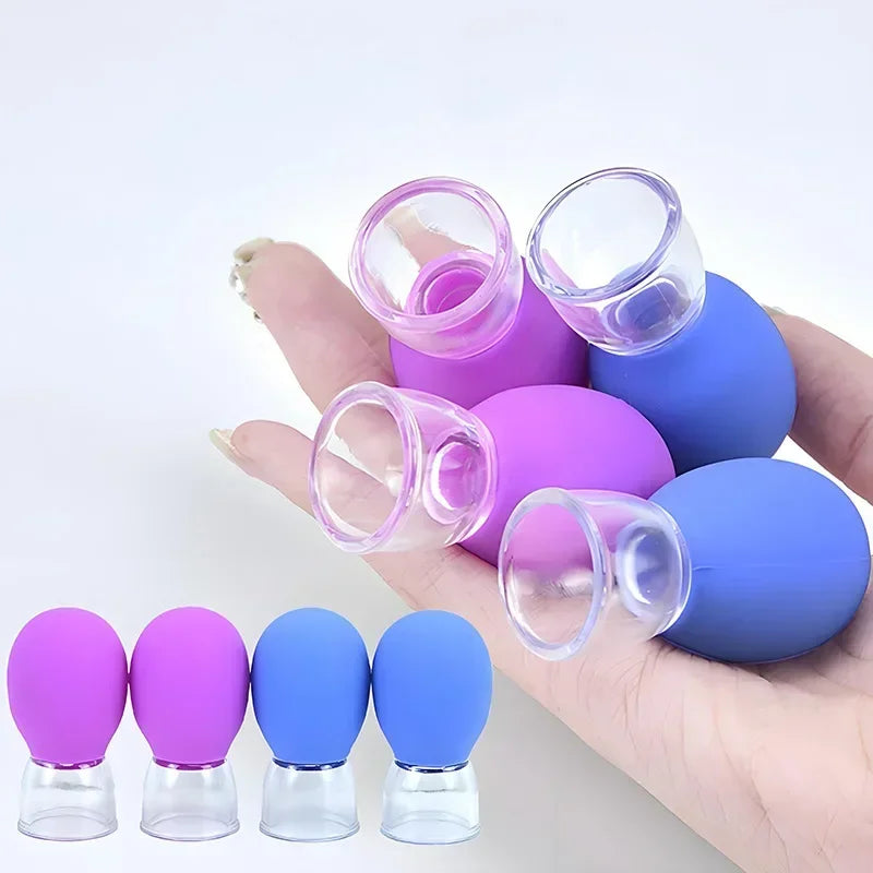Silicone Cupping Massage Set for Anti-Aging Treatment - Smarsty