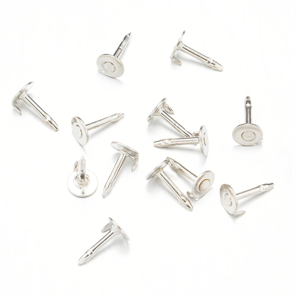 100Pc Metal Locking Pin Backs Secure Brooch Bases Pack - Smarsty