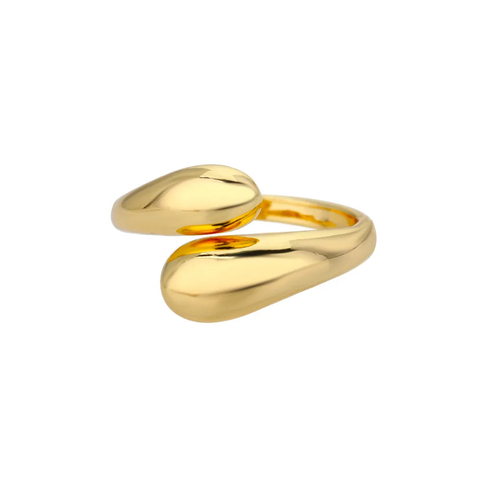 Luxury Gold 316L Stainless Steel Rings for Women - Smarsty