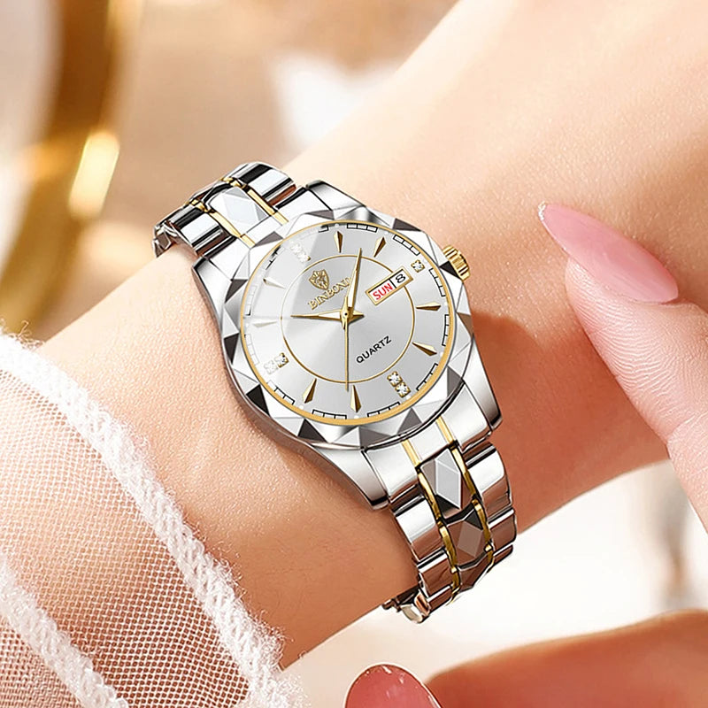 Luxury Waterproof Quartz Watch for Women with Luminous Feature - Smarsty